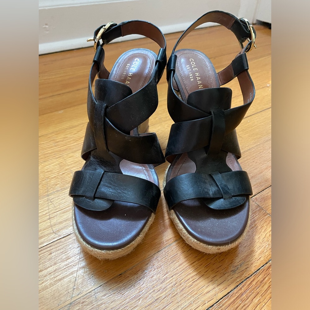 Cole Haan wedge sandals - Picture 2 of 5